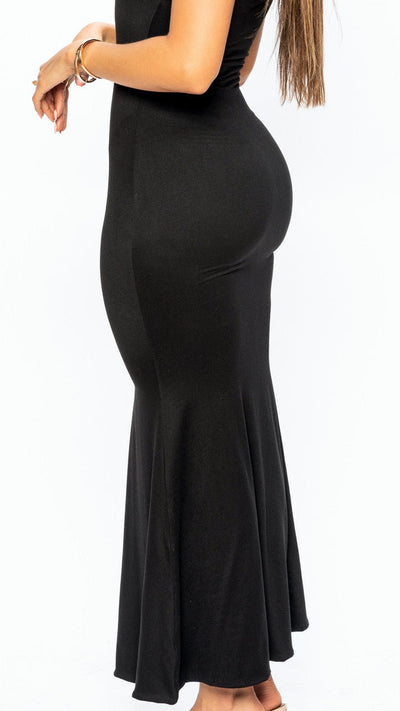 CONTOUR MERMAID MAXI DRESS  SLEEVELESS