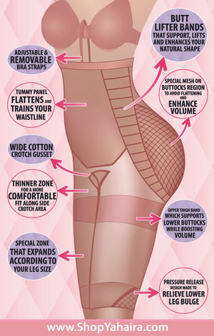 Crystal Love Amazingly Thin - Light compression Body shaper - YAHAIRA