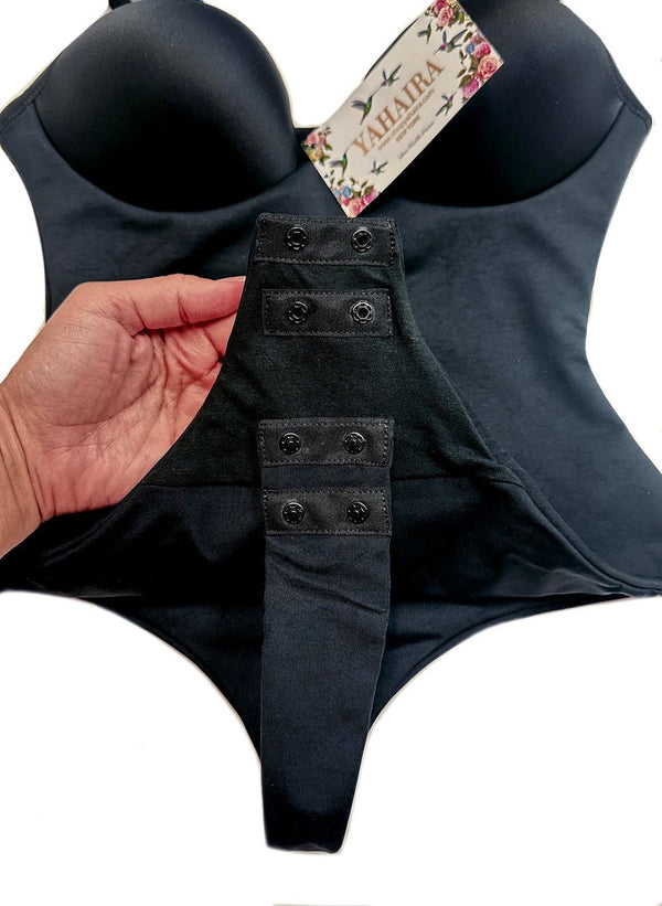 CUPPED FULL BODYSUIT TRIPLE TUMMY LAYER - YAHAIRA