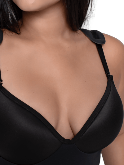 CUPPED FULL BODYSUIT TRIPLE TUMMY LAYER