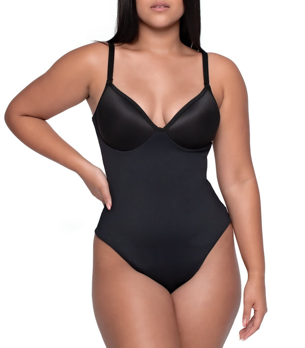 CUPPED FULL BODYSUIT TRIPLE TUMMY LAYER - YAHAIRA