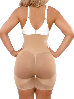 Happy Butt No.7 High Waisted Shorts Double Tummy Layer - YAHAIRA