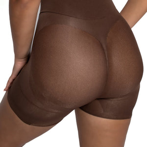 Happy Butt No.7 High Waisted Shorts Double Tummy Layer - YAHAIRA