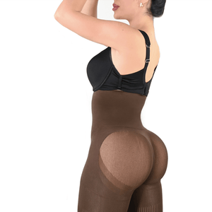 Happy Butt No.7 High Waisted Shorts Double Tummy Layer - YAHAIRA