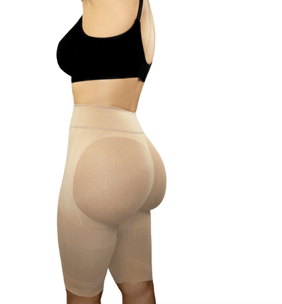 Happy Butt No.7 Low Waist  Above Knee Double Tummy Layer