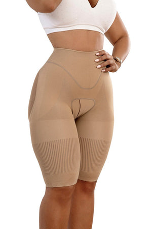Happy Butt No.7 Low Waist Above Knee Double Tummy Layer - YAHAIRA