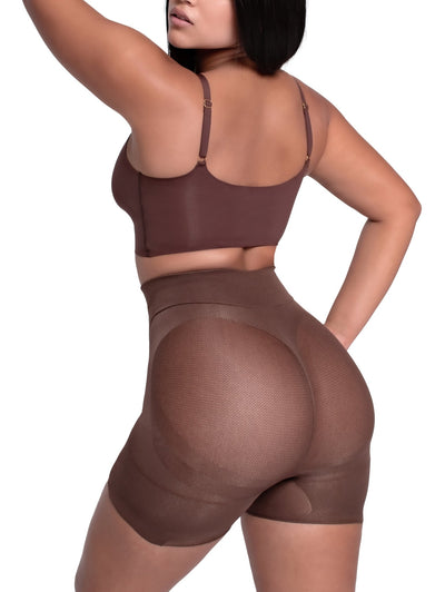 Happy Butt No.7 Low Waist Shorts Double Tummy Layer