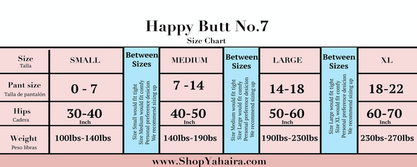 Happy Butt No.7 Low Waist Shorts Double Tummy Layer - YAHAIRA