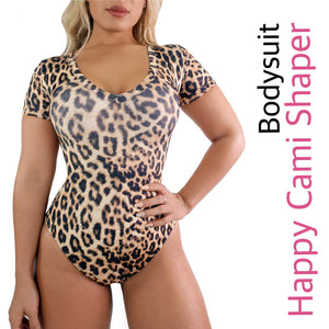 Happy Cami Shaper Bodysuit Short Sleeves - YAHAIRA