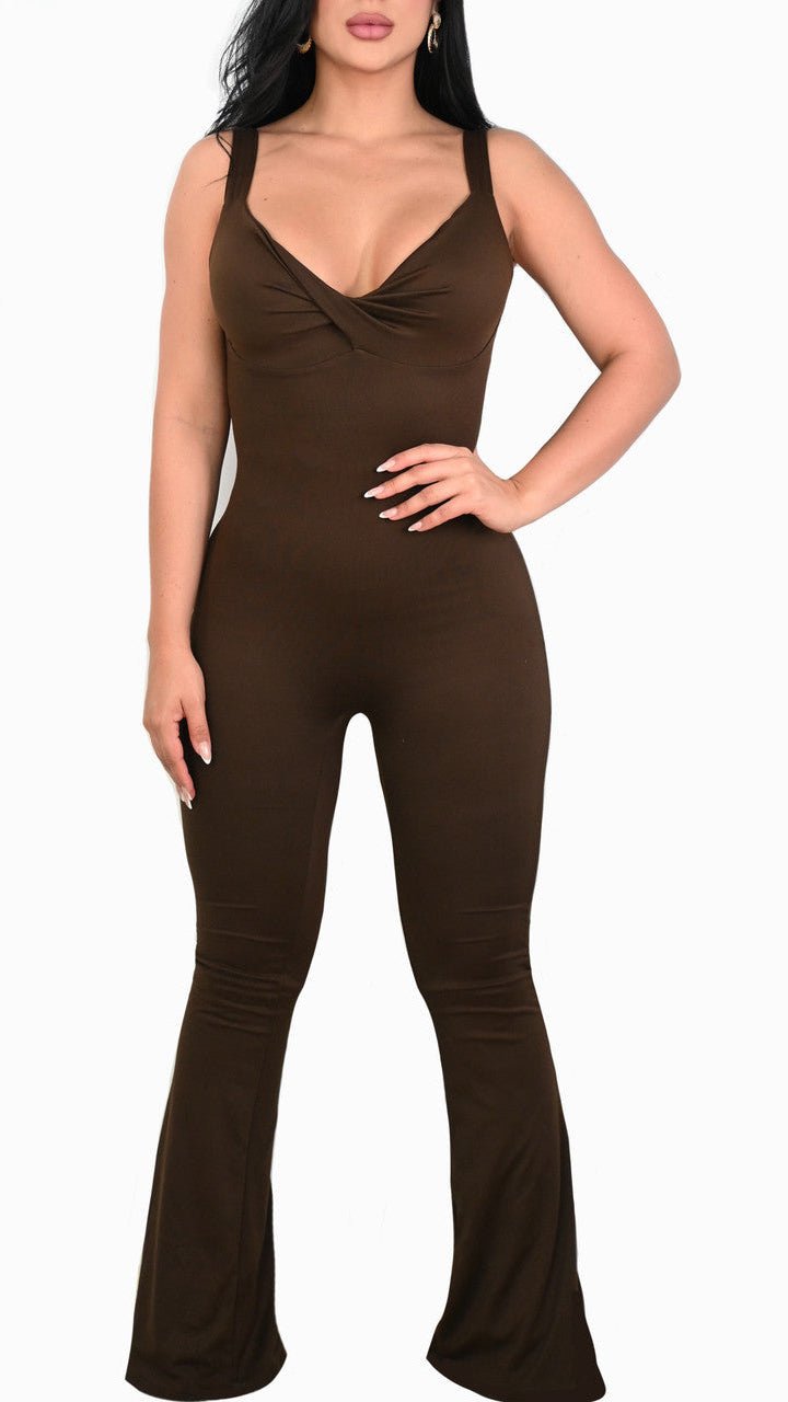 Heart Shaped Cut Out SCULPT Jumpsuit - YAHAIRA