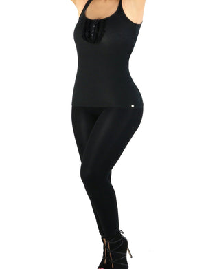 Instantly Thinner - Double Layer Waistband Leggings - YAHAIRA