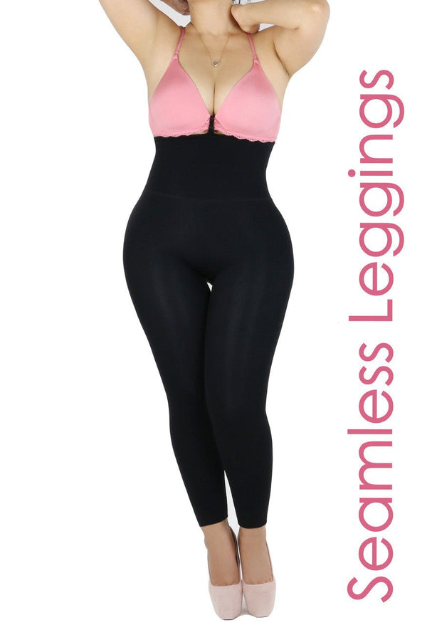 Instantly Thinner - Double Layer Waistband Leggings - YAHAIRA