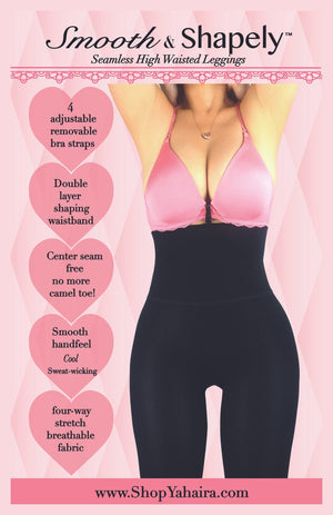 Instantly Thinner - Double Layer Waistband Leggings - YAHAIRA