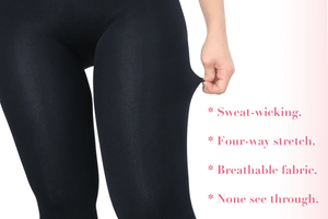 Instantly Thinner - Double Layer Waistband Leggings - YAHAIRA