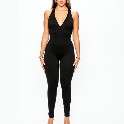 JUMPSUIT OPEN BACK WITH BUTT LIFTER