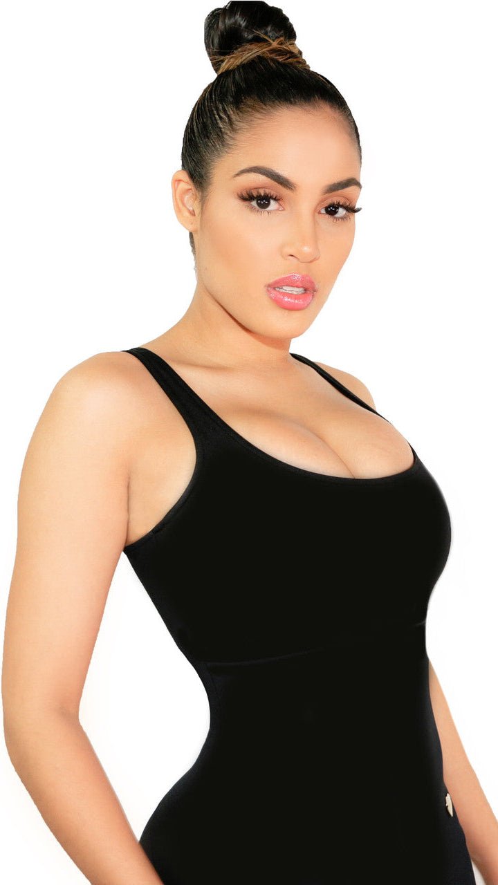 JUMPSUIT TRIPLE TUMMY LAYER ABOVE THE KNEE - YAHAIRA