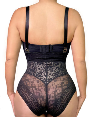 LACE PANTY SHAPER TRIPLE TUMMY LAYER - YAHAIRA