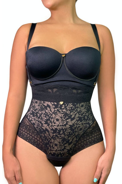 LACE PANTY SHAPER TRIPLE TUMMY LAYER