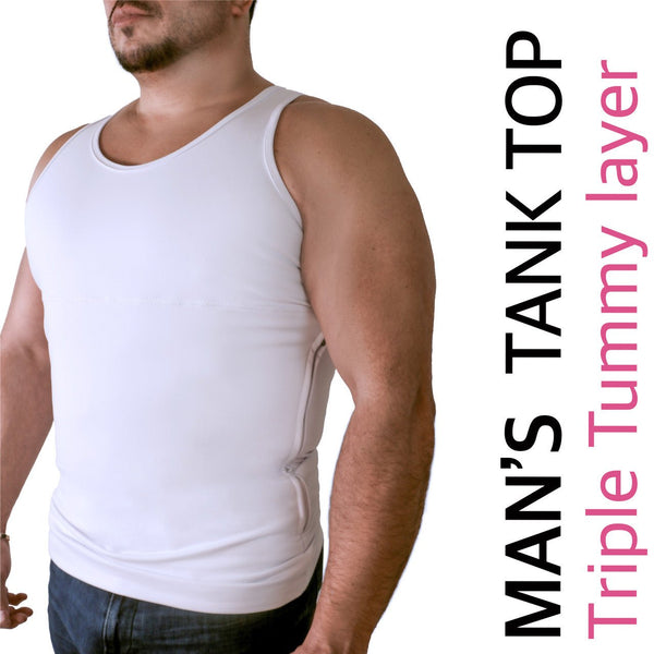MEN'S TANK TOP CAMI SHAPER - YAHAIRA