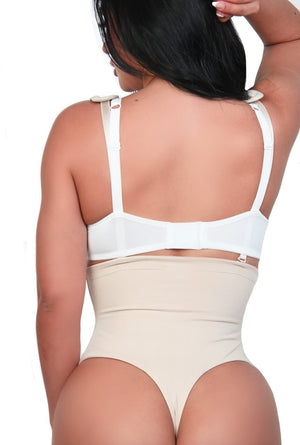 PANTY HIGH WAIST DOUBLE TUMMY LAYER WITH STRAPS - YAHAIRA