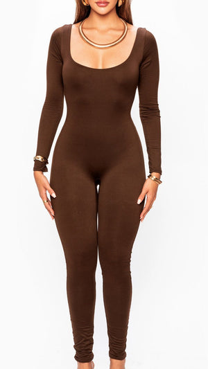 SCULPT Jumpsuit Long Sleeve With Butt Lifter - YAHAIRA