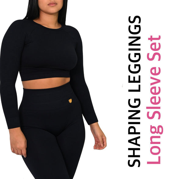 SHAPING LEGGINGS DOUBLE TUMMY LONG SLEEVE - YAHAIRA