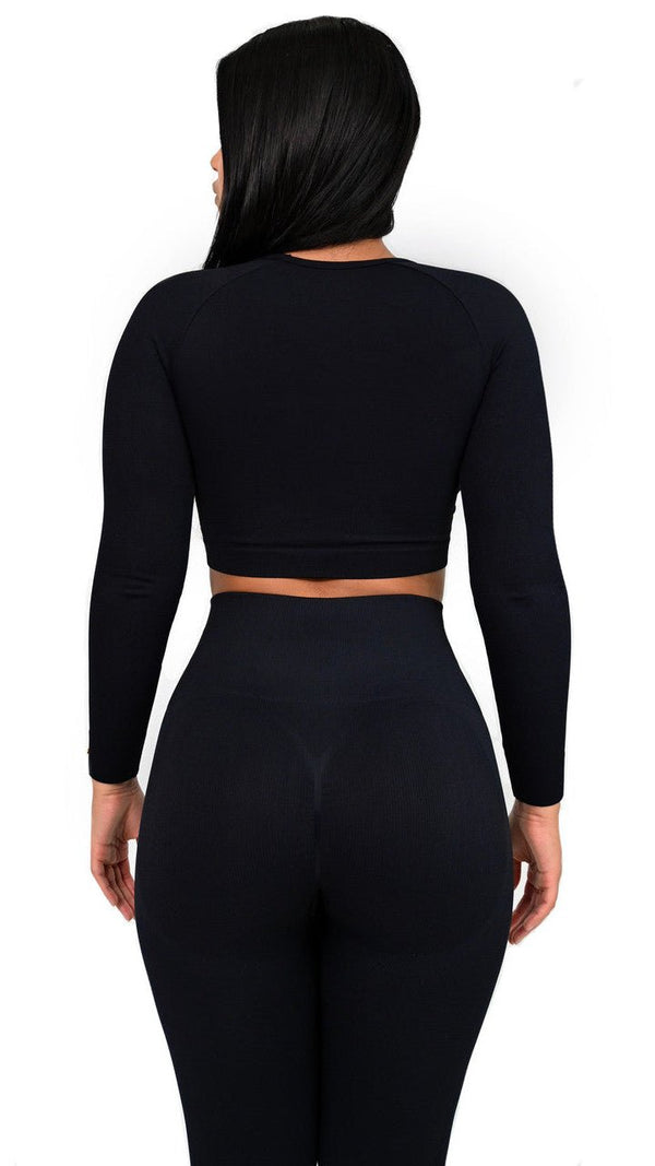 SHAPING LEGGINGS DOUBLE TUMMY LONG SLEEVE - YAHAIRA
