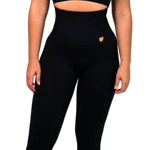SHAPING LEGGINGS HIGH WAIST DOUBLE TUMMY SHORT SLEEVE - YAHAIRA