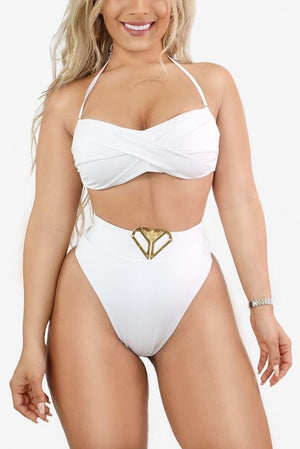 SWIMSUIT HIGH WAIST TUMMY CONTROL SET - YAHAIRA