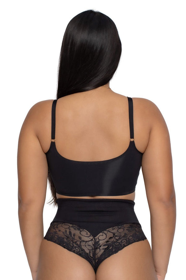 THONG PANTY LACE DOUBLE TUMMY LAYER - YAHAIRA