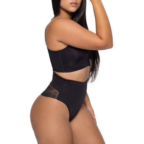 THONG PANTY LACE DOUBLE TUMMY LAYER - YAHAIRA