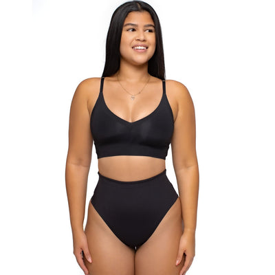 THONG PANTY LACE DOUBLE TUMMY LAYER