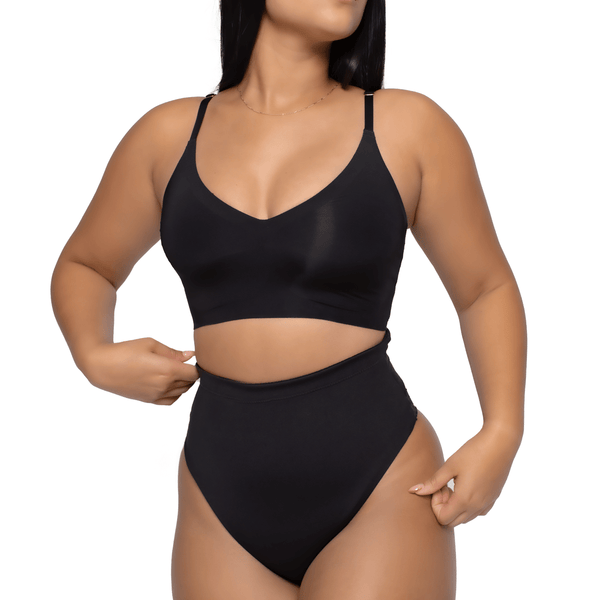 THONG PANTY LACE DOUBLE TUMMY LAYER - YAHAIRA