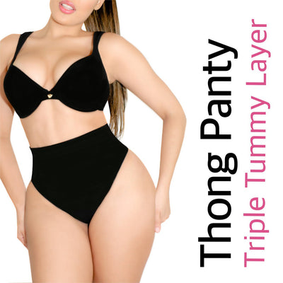 THONG PANTY TRIPLE TUMMY LAYER