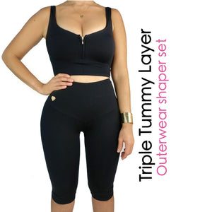 Triple Tummy Layer Outerwear Shaper Set - YAHAIRA