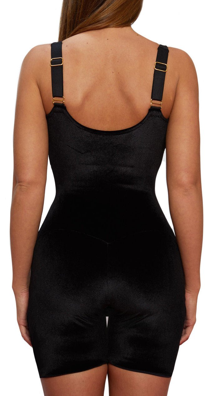 VELVET BIKER SHORTS TRIPLE TUMMY LAYER - YAHAIRA